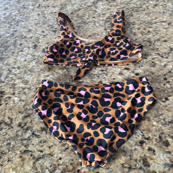 Girls, Old Navy, cheetah print bikini - Picture 2 of 4